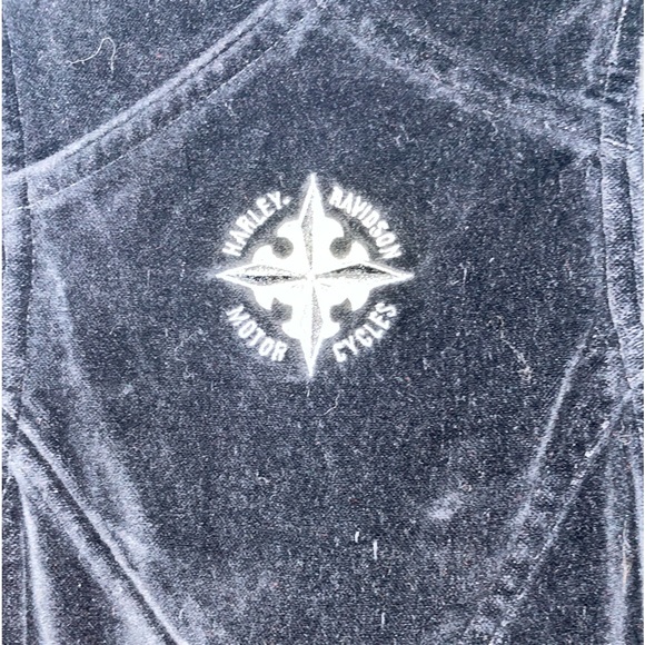 Harley Davidson Black Velvet Overalls - Picture 5 of 7